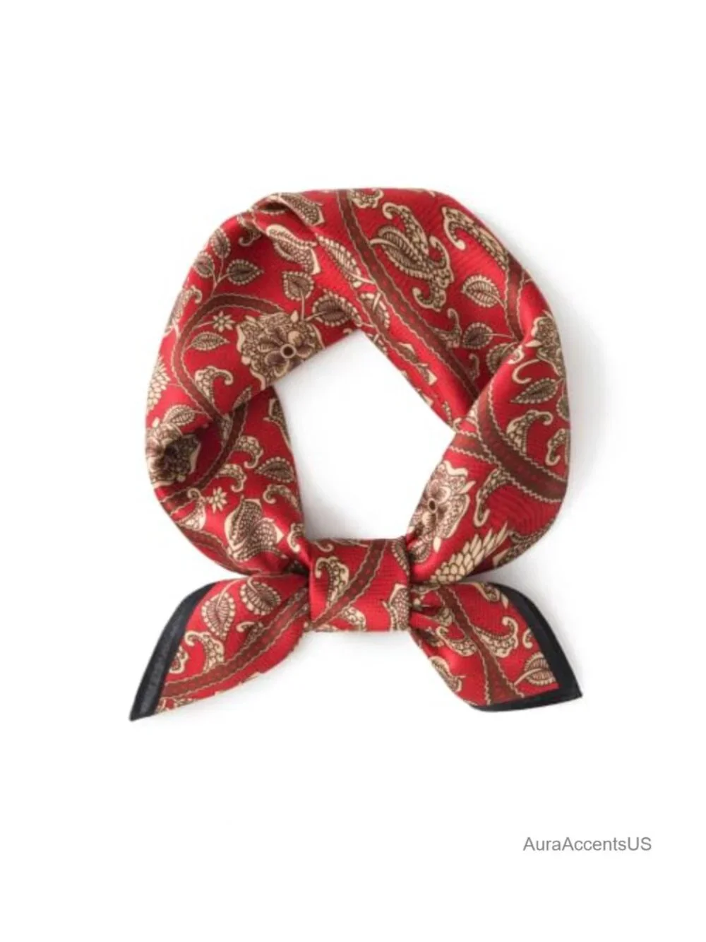 100% Mulberry Silk Square Scarf - Lightweight Neck Scarf Headscarf